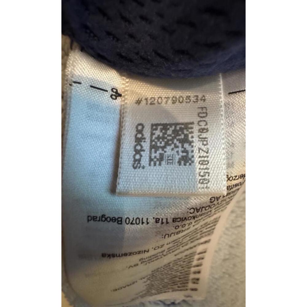 Adidas ClimaWarm Big Logo Pullover Sweatshirt Hoodie Men's Large Navy Blue - Picture 4 of 4